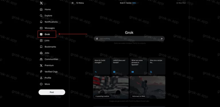 Grok AI on Desktop